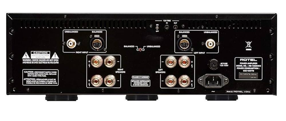 Rotel RB-1582 MkII 2 ch Power Amplifier (Silver) : Amazon.ca